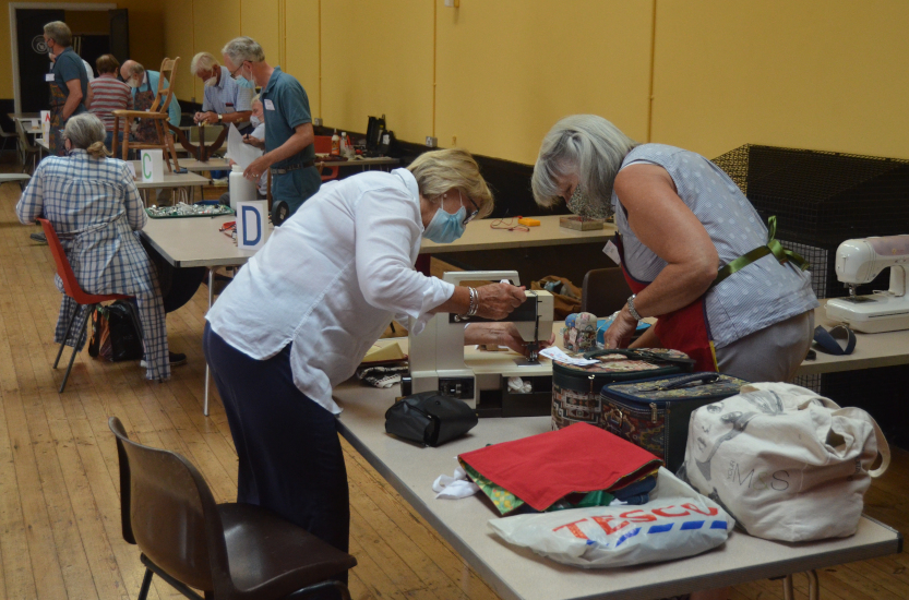 Repair Cafe Havant repair in progress